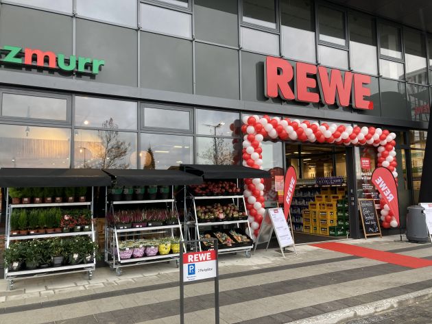 REWE eröffnet Vollsortiment-Markt am Business Campus München : Unterschleißheim